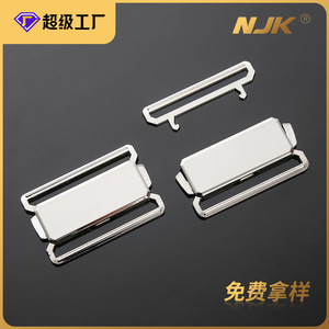 Hebilla de Liberación Lateral de Aleación, 50 mm de Diámetro Interior, Plateada y Negra, Duradera, para Accesorios de Bolsos y Cinturones - Product Image 5