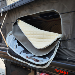 Tùy chỉnh offroad Gia Đình Du lịch Trailer OEM Pop Up Top Camper Trailer lai Caravan Nhôm Xe tải tán - Product Image 6