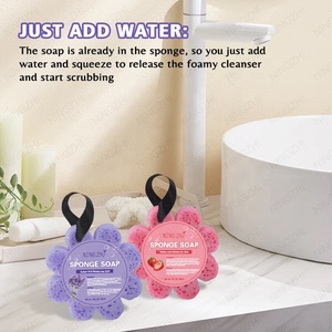 Éponge <span class=keywords><strong>de</strong></span> Douche Exfoliante Douce et Hydratante pour Femmes – Essentiels <span class=keywords><strong>de</strong></span> Voyage – Meilleures Ventes - Product Image 2