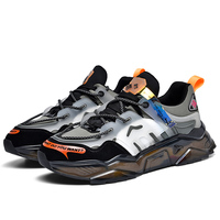 Chaussures de Sport pour Hommes Design Personnalisé 2026, Baskets Épaisses de Marque Célèbre avec Semelle Épaisse, Coussin d'Air et Caoutchouc