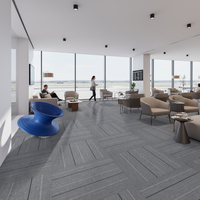 Dalles de moquette pour salle informatique, centre de données, dalles de moquette en polypropylène, ignifuges, résistantes à l'usure, dalles de sol commerciales