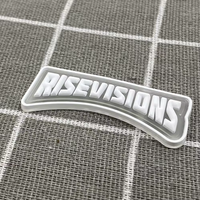 Chapeau PVC patchs LOGO personnalisé presse à chaud coudre fer sur insignes en caoutchouc gaufré Silicone souple 2D 3D caoutchouc PVC Patch pour vêtements