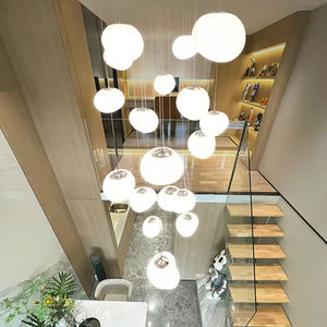 Lampada a scala a forma di uovo in acrilico elegante per spazi moderni per la casa lampadari moderni ciondoli leggeri - Product Image 3