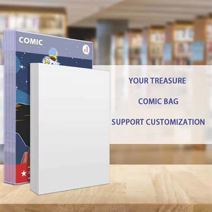 Untuk Sengtor tas kartu transparan plastik Opp bening perekat diri sisi komik Gusset kemasan kecil untuk penggunaan dompet - Product Image 2