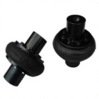 Accouplement de pompe à eau à anneau ouvert en aluminium de type LAF pour moteur, OEM