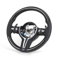 Volant en cuir et fibre de carbone de haute qualité, directement de l'usine, pour BMW F10 F30 F90 F01 F02 F12 F13 M3 X1 E84 X5 E70 E71