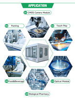 Ruang Bersih Modular Industri ISO 7 Clean Bench FFU HEPA Filter untuk Manufaktur Perangkat Medis