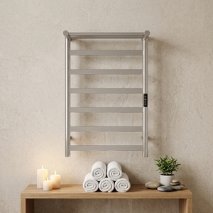 <span class=keywords><strong>Toallero</strong></span> y Calentador Eléctrico de Acero Inoxidable 304 con Acabado Espejo, Diseño Moderno para Hoteles, con Función de Ahorro de Energía - Product Image 1