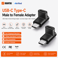 Adaptateur USB Type-C mâle vers femelle à 90 degrés, 10 Gbps, synchronisation de données SuperSpeed, connecteur d'extension de charge rapide