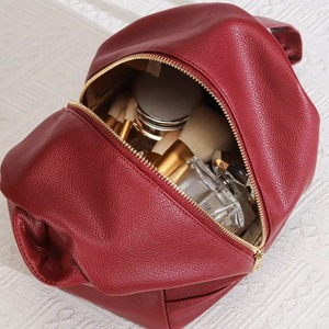 Promotion Custom Logo Printed PU Leather Handle Cosmetic Zipper Bag Luxury Waterproof Women Travel Shopping Makeup Pouch - Product Image 2