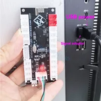 Manette de jeu sans fil USB à latence nulle pour PC/Machine d'arcade DIY Neo Geo SANWA en plastique (version anglaise)