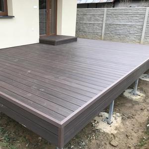 WPC <span class=keywords><strong>Decking</strong></span> Design Outdoor Snapping Madera Plástico Compuesto estable <span class=keywords><strong>Decking</strong></span> Flooring - Product Image 3