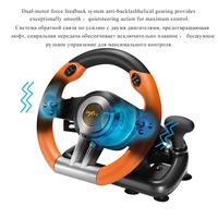 PXN V3 Pro PC Game Racing Wheel USB Car Race Game Volante con pedales para Windows PC/PS3/PS4/Xbox One/NS Switch
