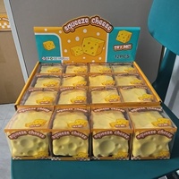 Juguete de descompresión de rebote lento con simulación de queso explosivo transfronterizo, artefacto creativo para amasar y aliviar el estrés, para cualquier momento