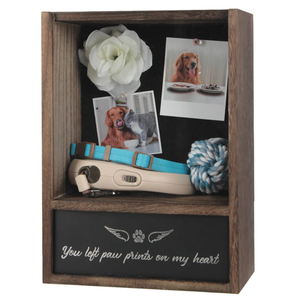 Caja Conmemorativa de Madera <span class=keywords><strong>para</strong></span> Mascotas, Caja de Exhibición <span class=keywords><strong>para</strong></span> Cenizas de <span class=keywords><strong>Perros</strong></span> y Gatos, Marco de Recuerdo, Recuerdo Personalizado con Logotipo, Regalo de Condolencias - Product Image 1