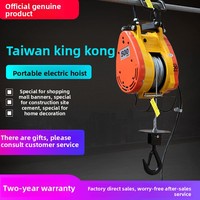 Mini-treuil électrique domestique 110V/220V portable et durable avec câble de levage en acier