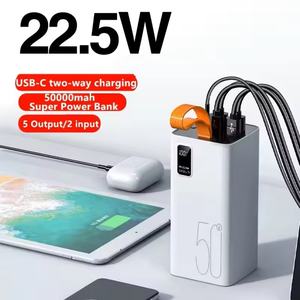 Estación de Energía Portátil PD22.5W con Logotipo Personalizado, Batería Externa de Alta Capacidad 50000mah con Carga Rápida, Salida de 20W para Teléfono Celular - Product Image 2
