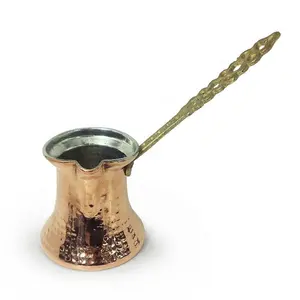 Máquina anatoliana de café kervan martelado cobre vaso de café (fino)