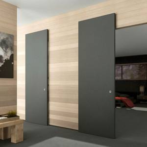 Puerta Corredera de Madera de Nogal Estándar Europeo, Puerta Corredera Interior Invisible, Puerta Corredera Oculta Invisible, Puerta Corredera Plana Invisible - Product Image 3