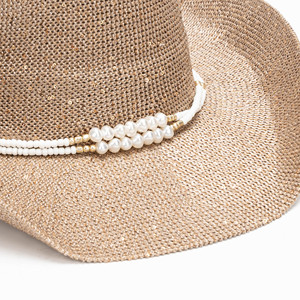 Sombrero Vaquero Occidental Bohemio con Lentejuelas 2026, Nuevo Sombrero Fedora de <span class=keywords><strong>Jazz</strong></span> para Hombre y Mujer, para Vacaciones en la Playa, Gorra de Protección Solar Informal y a la Moda - Product Image 6