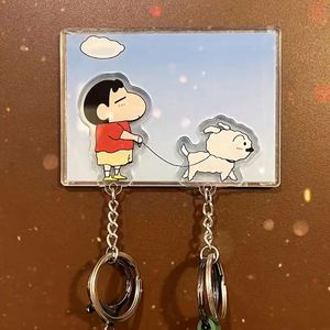 พวงกุญแจอะคริลิคพลาสติกลายการ์ตูนคู่รัก ของตกแต่งบ้าน ของขวัญ - Product Image 4