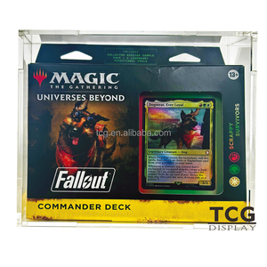 Boîte de présentation pour collectionneurs de cartes à jouer TCG, en acrylique transparent résistant aux UV, pour Magic the Gathering - Core 2021 Booster Box TCG Collector <span class=keywords><strong>MTG</strong></span> Wizards - Product Image 3