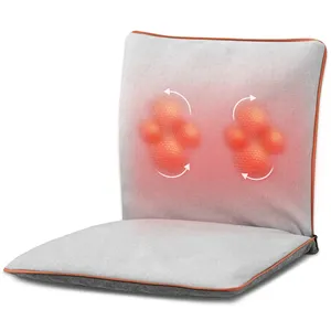 Pin Lithium không dây Shiatsu Massage gối có thể sạc lại trở lại Massage Pad cho đau lưng cứu trợ