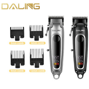 <span class=keywords><strong>DALING</strong></span>-Cortadora de pelo inalámbrica profesional para peluqueros, recortadora de pelo con pantalla LED, carga USB, 6500RPM - Product Image 3