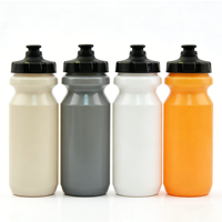 Bouteille de sport pour cyclisme 630 ml, sans BPA, en plastique, facile à transporter et à presser, pour les trajets quotidiens et le fitness