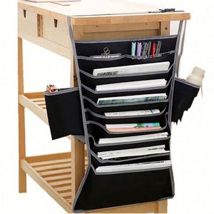 Heavy Duty Student <b>File</b> <b>Desk</b> Pocket Book Hanging Bag Storage <b>Organizer</b> for Books Stationery Students Classroom - Product Image 1