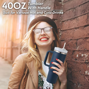 Gourde isotherme personnalisable en acier inoxydable 40oz, anti-fuite avec couvercle à clapet et paille, modèle Aventure Vert - Product Image 6