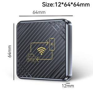 อะแดปเตอร์ไร้สาย CarPlay Android Auto แบบพกพา ลายคาร์บอนไฟเบอร์ พร้อมดองเกิล USB รับประกัน 1 ปี สำหรับอัปเกรดระบบความบันเทิงในรถยนต์ - Product Image 3