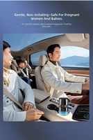Diffuseur de parfum dynamique pour voiture, type poussoir, diffusion à 360 degrés, désodorisant sans alcool, huile essentielle végétale, arôme automobile