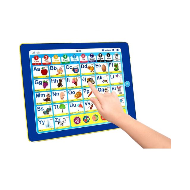 Customized Kids Tablet ABC/Words/Numbers/Color/Games/Music Interactive Educational Electronic Toys Fun Learning for Toddler