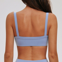 Soutien-gorge de sport moulant effet seconde peau haute élasticité pour femme, idéal pour le yoga et le fitness – Vente en gros usine