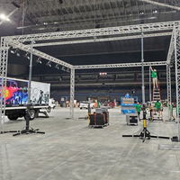 Mur vidéo de concert Support en aluminium botte de toit de scène pour la publicité éclairage équipement DJ treillis de scène de toit