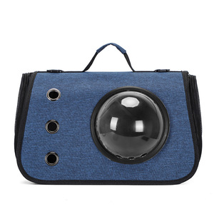 Mochila Portátil Plegable Multifuncional para Mascotas, Transpirable, Tipo Cápsula Espacial, de un Solo Hombro, para Perros y Gatos - Product Image 3