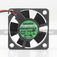 Nouveau Original Sunon 12V 24V 48V DC 5V 0.75W AC EC 3010 30X30X10MM 3CM Ultra-silencieux Micro Inverter 2 fils KDE0503PFV2-8 Ventilateur De Refroidissement