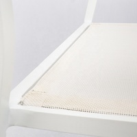 Chaise à écharpe empilable en acier, fauteuil d'extérieur, chaises de jardin, meubles d'extérieur, chaises à empiler
