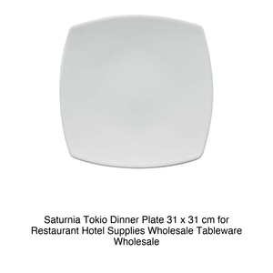 Assiette plate Tokyo 31 × 31 cm Saturnia 6290 - Product Image 2