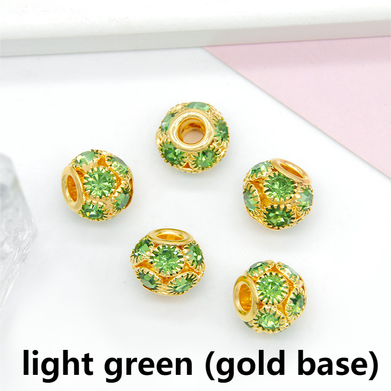 14 light green(gold base)