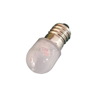 Larga vida útil Media cubierta de PC lechosa Bajo Vatio AC120V AC230V 60V 12V E10 bombilla led