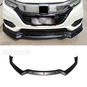 Para Honda VEZEL XR-V 2019-2021, Kit de carrocería con alerón difusor y labio divisor de parachoques delantero, negro brillante, pieza de modificación de labio de parachoques - Product Image 2