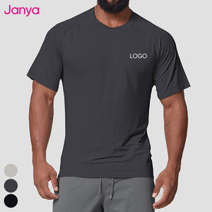 Janya uomo palestra Fitness t-shirt leggera estate traspirante veloce da allenamento Top larghe maniche corte senza cuciture Top sportivo - Product Image 1