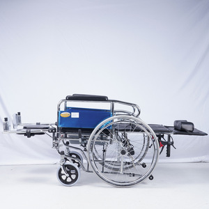 Fenghe Manual Wheelchair Steel Aluminum Alloy <b>Reclining</b> Commode Seat Mobility Aid for Elderly - Product Image 2