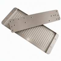 Pièces de tôlerie sur mesure, fenêtre de ventilation, découpe laser en acier inoxydable, OEM, précision