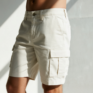 Nouveau <span class=keywords><strong>short</strong></span> cargo à la mode Shorts de travail en plein air Multi-poches Spandex Polyester <span class=keywords><strong>Randonnée</strong></span> Golf Pantalon <span class=keywords><strong>court</strong></span> Streetwear Hommes Cargo Shorts - Product Image 3