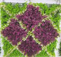 Panneau mural en herbe artificielle réaliste 100x100cm, écologique, durable, sans éclairage, pour intérieur commercial, protection UV, vente en gros directe usine