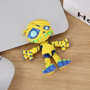 3D imprimé PLA congelé Halloween série multicolore <span class=keywords><strong>dessin</strong></span> <span class=keywords><strong>animé</strong></span> Joint mobile bureau ornements artisanat modèle jouets 1:1 échelle - Product Image 2