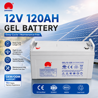 Batterie Gel Scellée à Décharge Profonde 12V 120Ah 100Ah 150Ah 200Ah 250Ah au Plomb-Acide pour Systèmes Solaires Hors Réseau, UPS et Stockage d'Énergie – 1200 Cycles